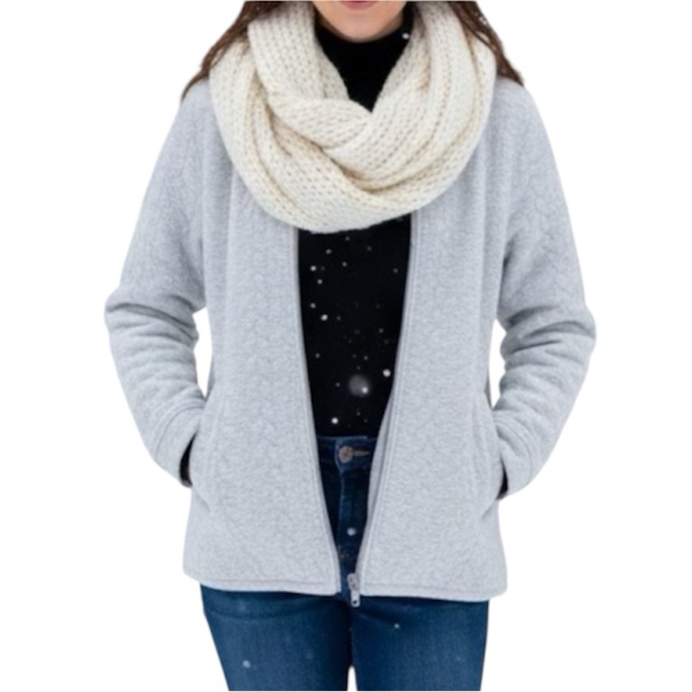 Robert‎ Louis Light Gray Quilted Jacket